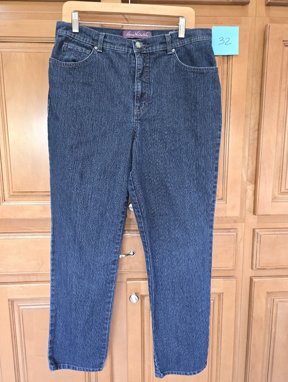 Gloria Vanderbilt Dark Blue Straight Leg Jeans